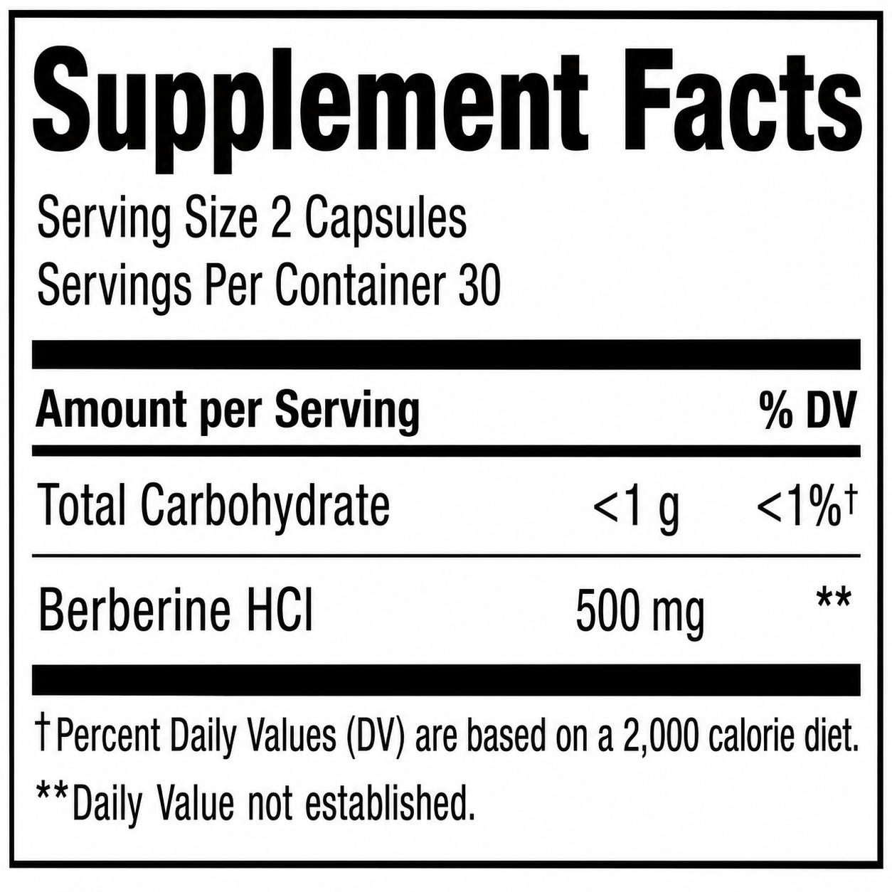 Berberine Capsules