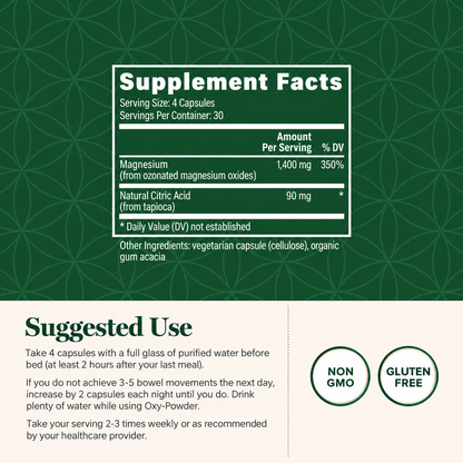 Oxy-Balance Colon Cleanse, Magnesium Oxide