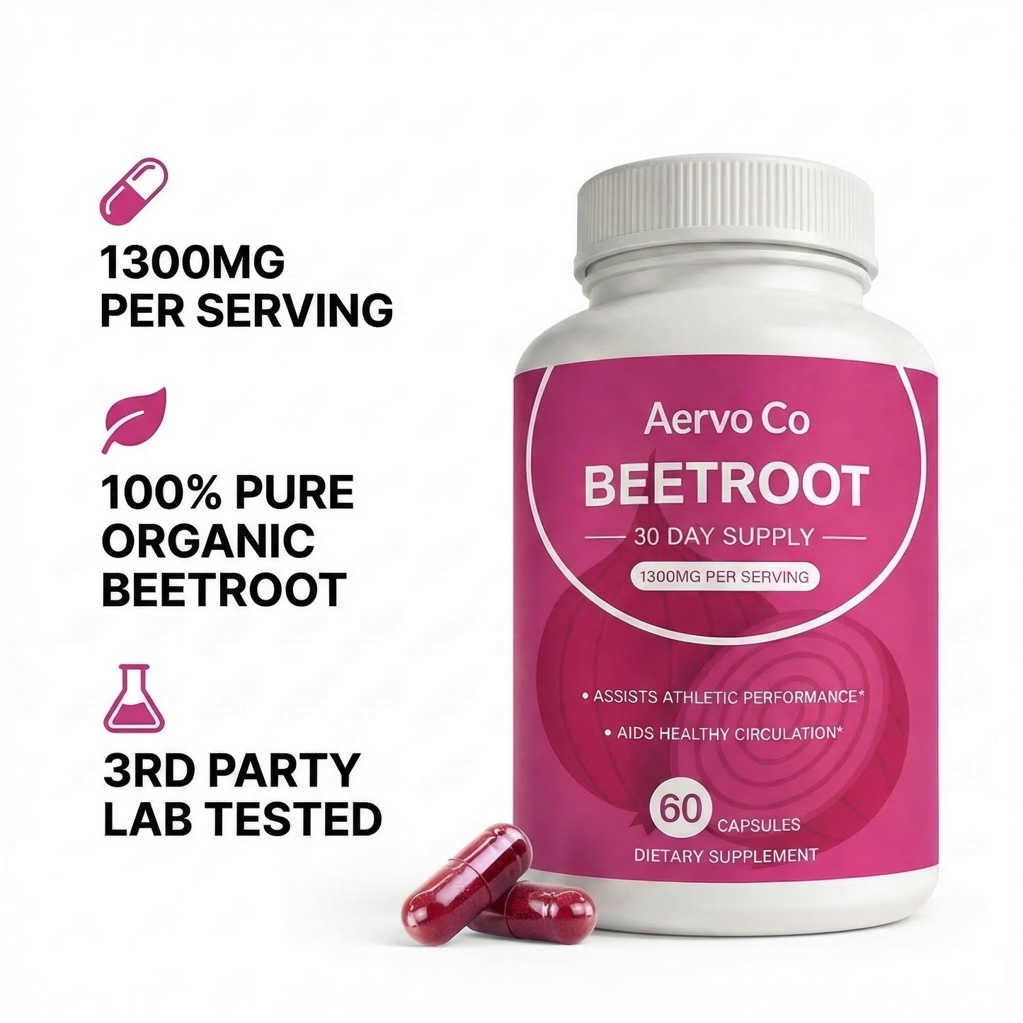 Organic Beet Root Capsules