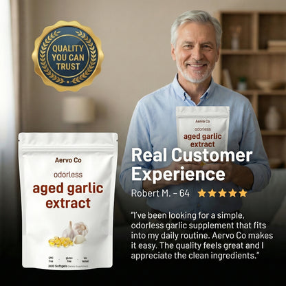 Aged Garlic Extract - 7500mg Odorless Softgels