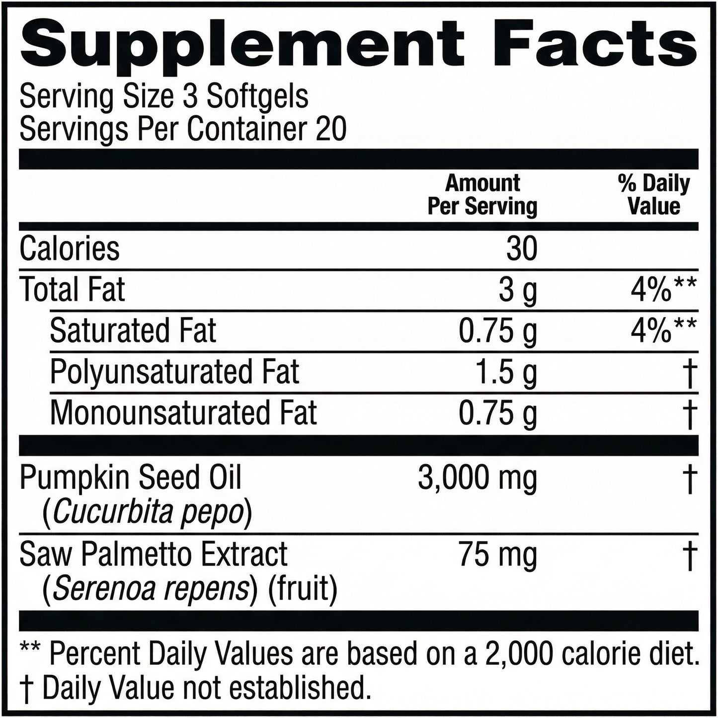 Pumpkin Seed Oil Soft Capsules Edible