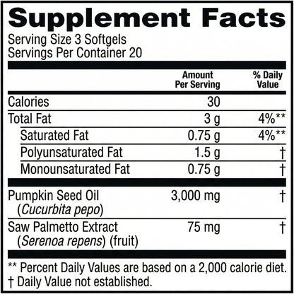 Pumpkin Seed Oil Soft Capsules Edible